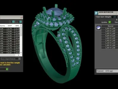 ring code 98 3D print model