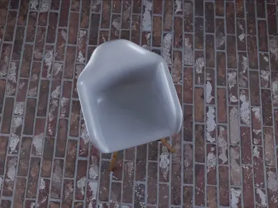 how-is-it-modeled eames chair 3D model