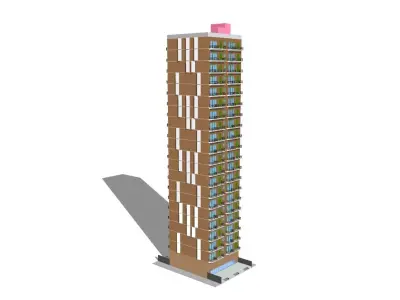 Residential Apartment  01 3D model