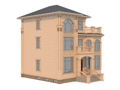 architecture luxury villa  3D model