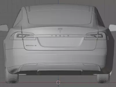 Tesla Model S 3D Model 3D model