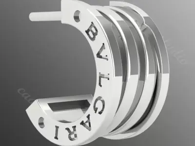 Earrings od70 3D print model