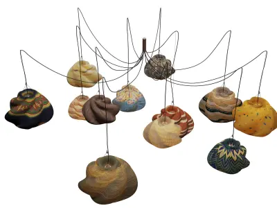 PET Chandelier 3D model