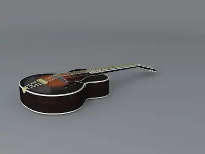 1920 Gibson L5 guitar Free 3D model