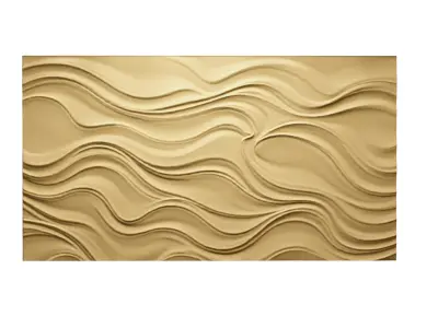 modern panel wall decor set relief stl mural CNC 184 3D model