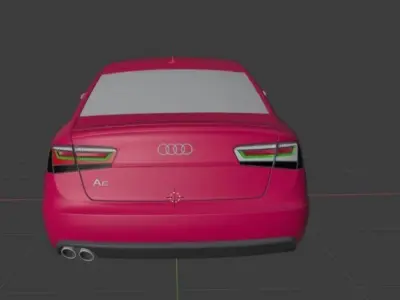 Audi A6 Low-poly 3D model buy