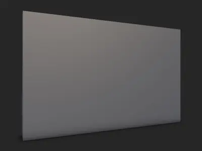 Rough Mortar Stone Wall 3D model