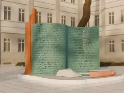 kryptos  Low-poly 3D model