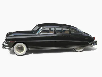 4 Door Hudson Hornet with interior v3 3D model