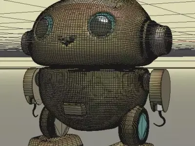 Toy Robot Free 3D model