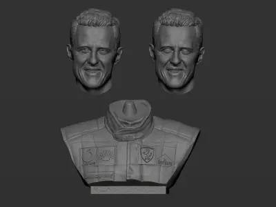 Michael Schumacher 3D print model