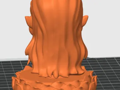 Ngao Bing Sitting on Lotus 3D print model