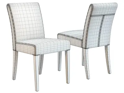 Crate and Barrel - Lowe Leather Chair 3D model