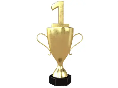 Trophy v4 001 Low-poly 3D model