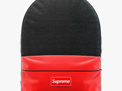 Supreme decorative set black 3D model