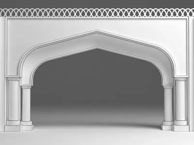 Indian Entry Gate 3D model