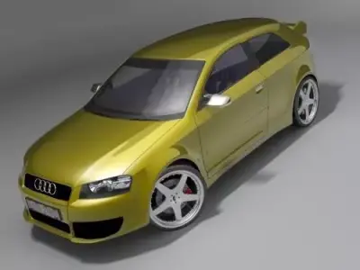 Audi S3 2004 3D model