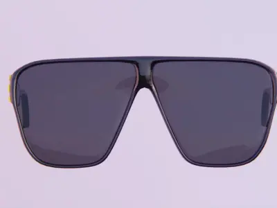 Designer Sunglasses 2 Low-poly 3D model