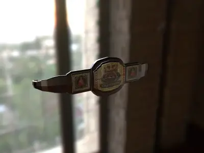 Chamapionship Belt AAA Low-poly 3D model