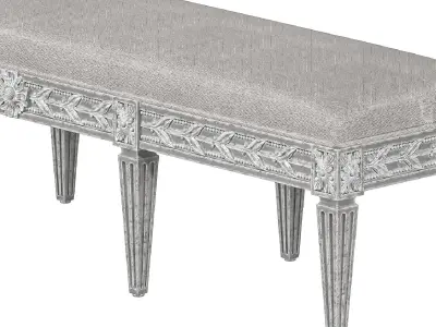 eloquence queen anais bench 3D model