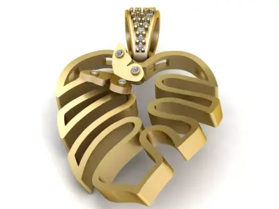 CUTE PENDANT 3D PRINTALE MODEL  3D print model