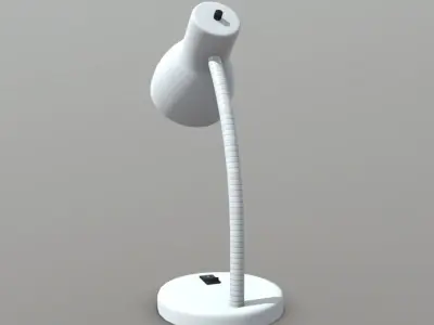 Lamp 2 desk Free low-poly 3D model