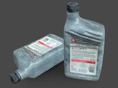 Motor Oil Bottle 3D model purchase