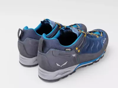 Pair of hiking shoes sneakers outdoor footwear 3D model