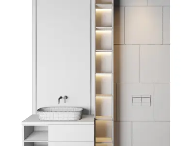 Luxury Bathroom 49 3D model