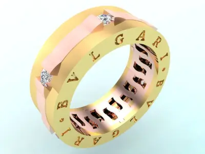 bvlgari ring - N394 3D print model