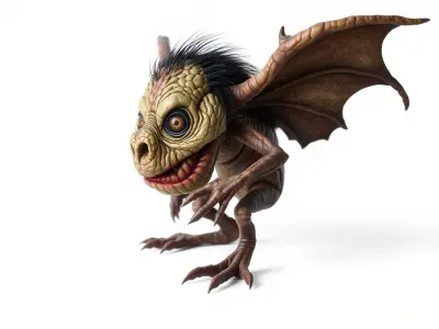 Boggart Shapeshifting Fear Creature Model Low-poly 3D model