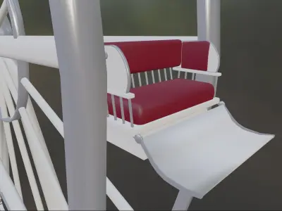 Ferris Wheel Low-poly 3D model