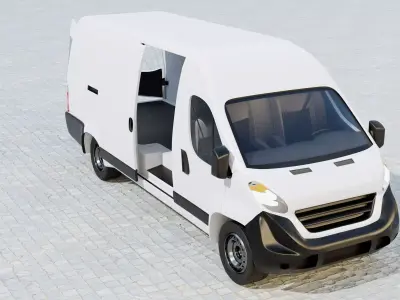 Car Mercedes Sprinter 3D model