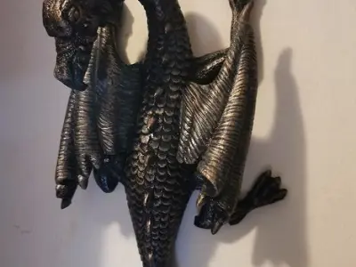 dragon that can be fixed to wall 3D model