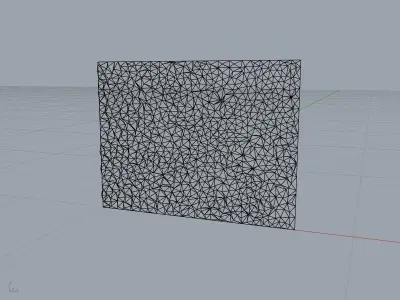 3D Diamond wall panel Free 3D model