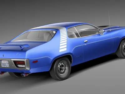 Plymouth Road Runner GTX 1971-1972 3D model