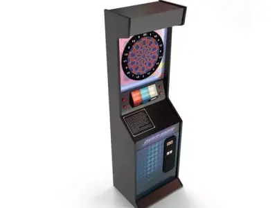 Game Dart Machine 3D model