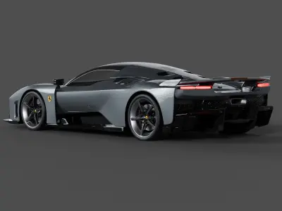 Ferrari F80 2024 3D model