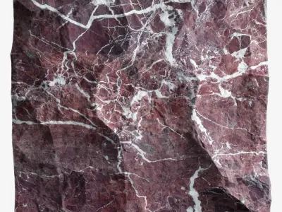 76-RockPanel marble wall art 3D model