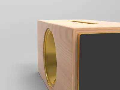 Tique Phone Holder Low-poly 3D model