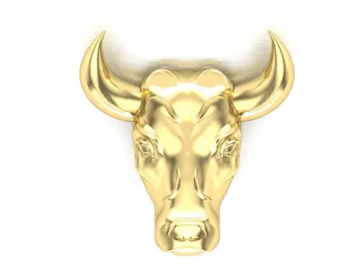 bull head pendant 3D print model