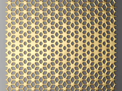 Panel lattice 5 3D model