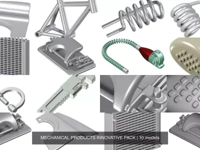 MECHANICAL PRODUCTS INNOVATIVE PACK 3D Model Collection