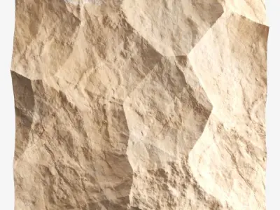 347-RockPanel sandstone wall texture 3D model