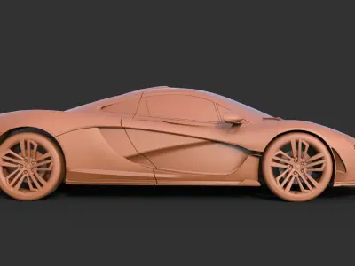 Mclaren P1 3D print model