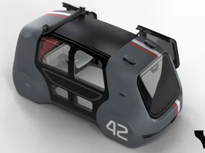 Volkswagen Sedric HQ interior  3D model