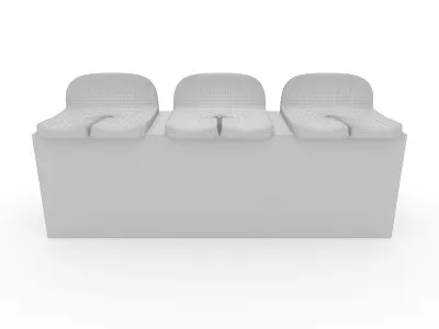 Stadium Seats 16 3D model