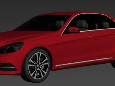 Mercedes Benz E Class Avantgarde 2014 3D model