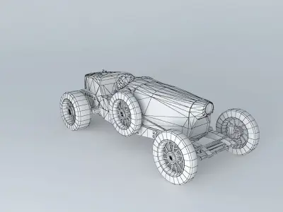 Bugatti 35B modified Free 3D model
