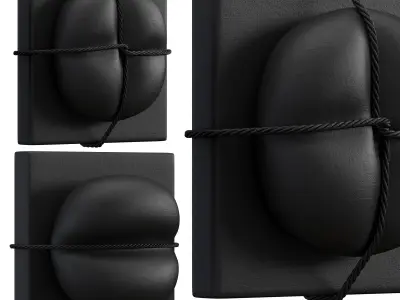 Wall art 7 with 2 materials 3D model